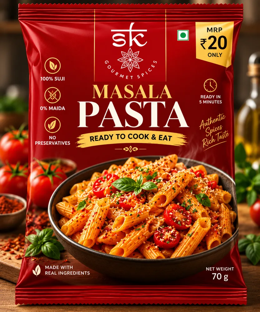 SK Masala Pasta pack
